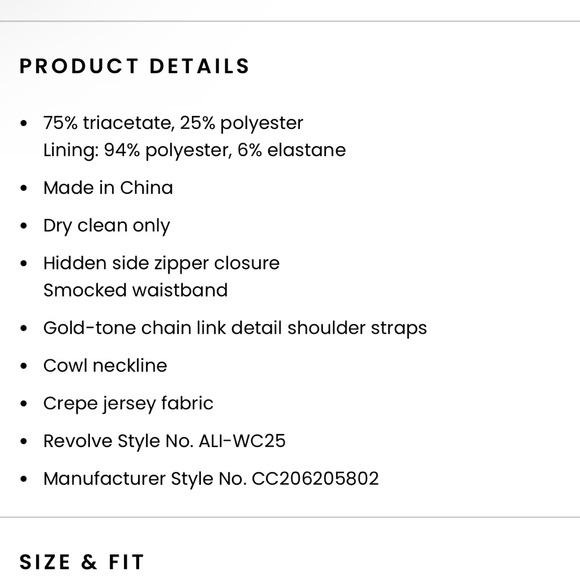 Riska Cowl Neck Chain Strap Jumpsuit in Black
Alice + Olivia - Picture 4 of 7